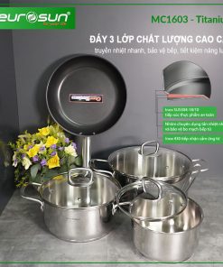 Bộ nồi 4 món Eurosun MC1603